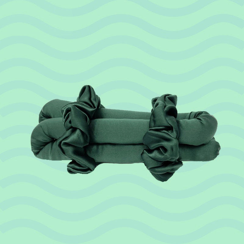 Silk No-Heat Hair Curler for Overnight Styling